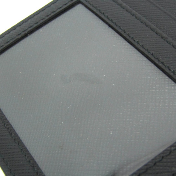 PRADA Saffiano Leather Smartphone Card Holder in Black - Picture 6 of 12